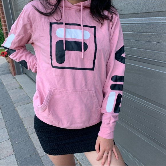 Fila Sweaters - Pink fila sweatshirt!